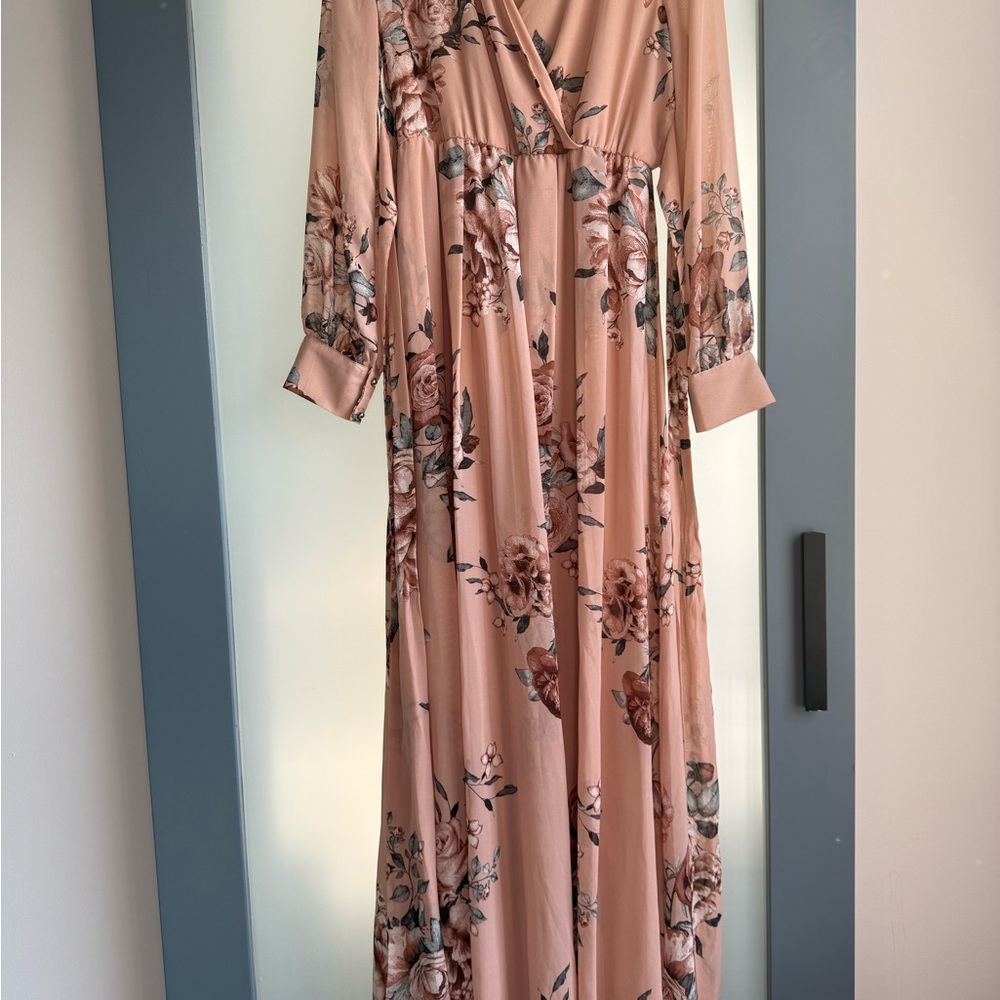 Baltic Born pink Floral Maxi Dress - Picture 6 of 7